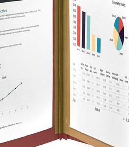2025 mục tái chế Kích thước hợp pháp pressboard phân loại thư mục với ốc vít 2 ngăn màu đỏ sẫm thư nộp hồ sơ sản phẩm - Product Image 6