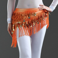 Dpw796 Nouveau Sexy Exotic Perlé Sequin Broderie Enveloppé Hip Waist Scarf pour Adultes Belly Dance Performance Wear