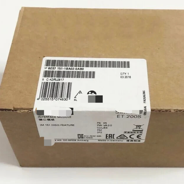 New and Original 6es7151-1ba02-0ab0 6es7 151-1ba02-0ab0 Interface Stock in Warehouse Plc Controller