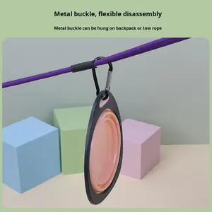 Ciotola Pieghevole Elegante e Arrotondata per Animali Domestici, Portatile per Viaggi all'Aperto, per Cani e Gatti, Ecologica, Impermeabile, in TPR Solido, Universale - Product Image 5