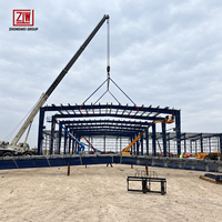 Bâtiment d'entrepôt préfabriqué ZW avec structure en acier et matériaux écoénergétiques pour le Canada