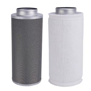 <span class=keywords><strong>Filtre</strong></span> à <span class=keywords><strong>charbon</strong></span> <span class=keywords><strong>actif</strong></span> en cartouche de 5 pouces/125 mm - 300 mm équipé d'une bride en acier galvanisé pour serre de culture hydroponique - Product Image 1