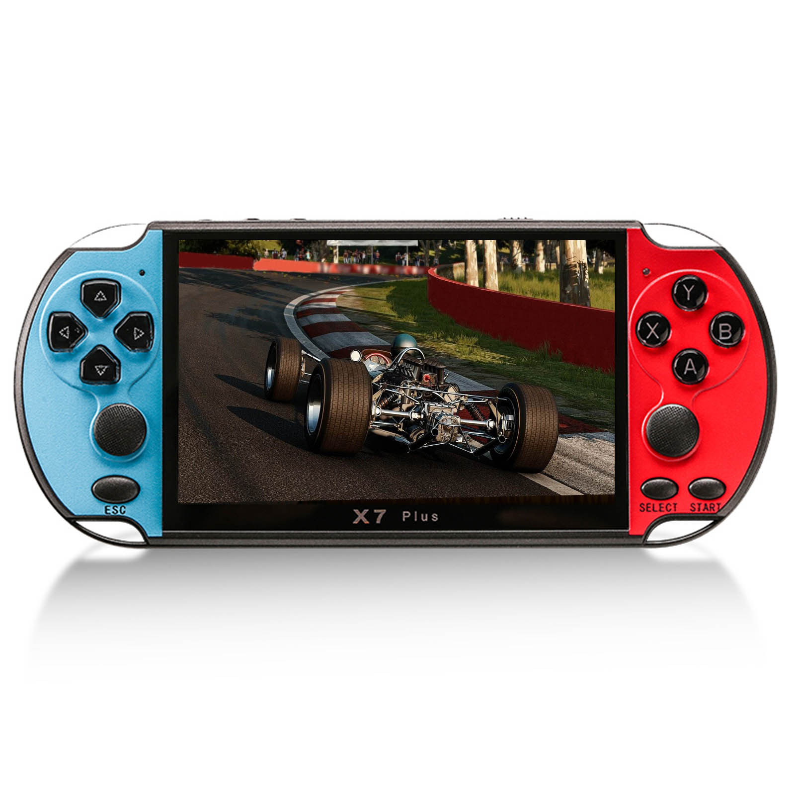 X7 Plus 64bit 4,3 Inch портативный игровой плеер Ретро видео игровая консоль для PSP GBA/FC/NES x12 Классическая консоль