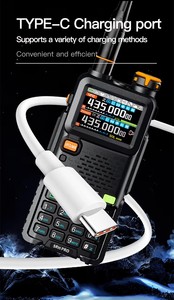<span class=keywords><strong>Walkie</strong></span> <span class=keywords><strong>Talkie</strong></span> Ham Mejorado <span class=keywords><strong>UV</strong></span> 5RH PRO 10W, Radio Bidireccional de Banda Completa UHF y VHF, Intercomunicador con Cargador Tipo-C, Transceptor <span class=keywords><strong>UV</strong></span> <span class=keywords><strong>5R</strong></span> - Product Image 3