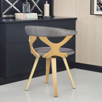 Chaise de salle à manger italienne moderne et minimaliste en bois massif avec dossier Tabouret de style nordique pour la maison Balcon Loisirs Étude Écriture
