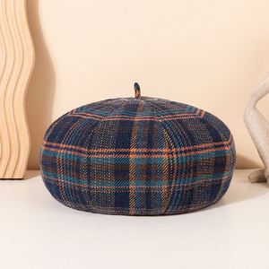 Nuevo Sombrero de Pintor para Invierno, Boina Versátil, Gorra Plana Retro, Sombrero para el Sol, Sombrero Negro de Moda que Estiliza el Rostro - Product Image 6