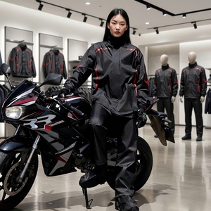 <span class=keywords><strong>Combinaison</strong></span> <span class=keywords><strong>de</strong></span> <span class=keywords><strong>pluie</strong></span> unisexe imperméable à capuche et poches <span class=keywords><strong>de</strong></span> haute qualité pour moto, veste <span class=keywords><strong>de</strong></span> moto respirante avec logo personnalisé pour les voyages en extérieur - Product Image 3