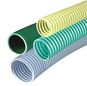 Hot Selling Ducting Versterkte Flexibele Staaldraad Zuig Pvc Water Zuigslang Pijp