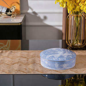 Luxury Ceramic Jewelry <b>Storage</b> <b>Box</b> With Elegant Floral Premium Porcelain Keepsake <b>Box</b> <b>For</b> Home <b>Decor</b> And Gift Giving - Product Image 5