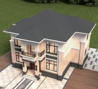 Villa de luxe préfabriquée de nouvelle conception, maison préfabriquée, maison mobile portable