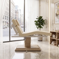 Table de massage électrique chauffante personnalisable en acier inoxydable pour salon de beauté et spa facial – Offre spéciale