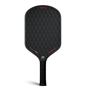 Pagaie de pickleball 3D à tissage à chaud et à froid en plusieurs étapes avec triple diamant noir en carbone 18K - Product Image 2