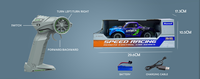 1:18 PVC Racing Truck Modèle Tous les Terrains Monster Truck Électrique Hors Route RC Jouet Voiture Sur Chenilles Rapide 2WD Télécommande Buggy