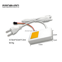 Produit phare : Éclairage LED pour miroir 1A 12W bicolore 12V de haute qualité avec interrupteur tactile et à capteur pour miroir