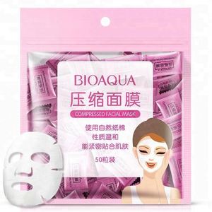 <span class=keywords><strong>Masque</strong></span> facial compressé <span class=keywords><strong>en</strong></span> <span class=keywords><strong>tissu</strong></span> non tissé, <span class=keywords><strong>soin</strong></span> de la peau pro-fin, jetable, bricolage - Product Image 1