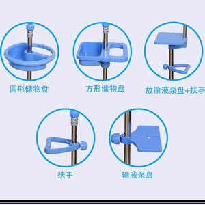 Soporte de Suero IV Ji Haokang de Acero Inoxidable Portátil con Ruedas para Uso Clínico - Product Image 5