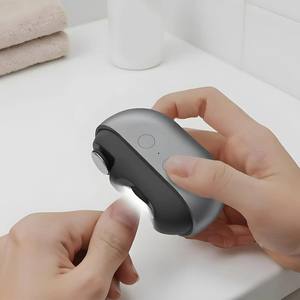 Jumon Mini 2 en 1 Cortaúñas Eléctrico, Recortador y Pulidor con Luz Automática, Recolector de Polvo de Uñas Portátil, Recargable, Automático, de Plástico - Product Image 3