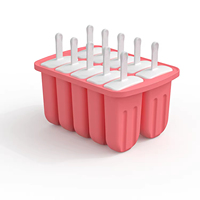 Moule à glace maison pour enfants, outil de broyage en silicone pour la maison, boîte en plastique de qualité alimentaire