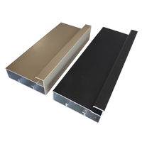 Profilé de poignée de tirage pour armoire, placard, fenêtre, porte, meuble de cuisine, cadre de porte vitrée, profilé en aluminium