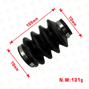 Cache-poussière d'arbre de transmission en caoutchouc F81Z4421CA pour Ford - Product Image 2