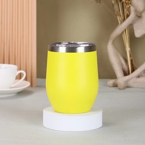 กระติกน้ำเก็บความร้อนสแตนเลสทรงไข่ ขนาด 12 ออนซ์ รุ่นใหม่ ความจุเยอะ รูปทรงตัวยู เก็บความร้อนได้นาน 6-12 ชั่วโมง เหมาะสำหรับแจกเป็นของขวัญ - Product Image 4