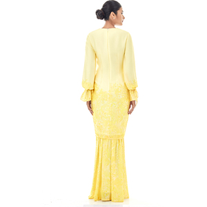 Kebaya Abaya ชุดเดรสมุสลิมสำหรับผู้หญิง,เสื้อผ้าแฟชั่นสไตล์ปากีสถานประดับเลื่อมสวยงาม-ขายส่ง-Malays - Product Image 4
