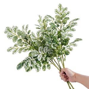 Planta Artificial de Eucalipto CallaFloral, Rama Individual, Blanco y Verde, Poliéster, Decoración para el Hogar - Product Image 5