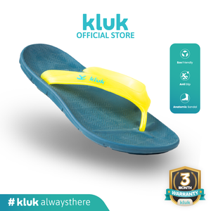 Divertidas Chanclas Infantiles Tosca Azules que Brillan en la Luz Solar con Plantilla Acolchada para la Playa y Juegos al Aire Libre - Product Image 1