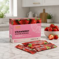 Mélange de boisson solide instantanée au collagène et à l'extrait de fraise pour les soins de la peau et la beauté, produits OEM pour la santé de la peau