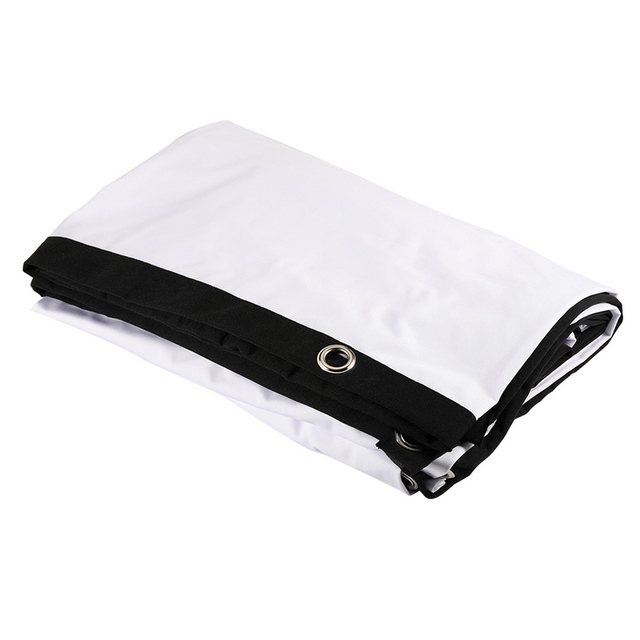 70-inch Portable HD Projector Screen 16:9 Projection Screen Foldable Thick Durable for Outdoor Home Theater
