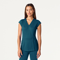 Uniformes Médicos para Mujer YUHONG, Transpirables, de Rayón, Suaves, de Primera Calidad, Elegantes, con Costuras en Contraste, para Todas las Temporadas