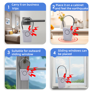 Factory Supply Door Window Rechargeable Hanging Alarm <strong>Anti</strong> <strong>Theft</strong> Earthquake <strong>Vibration</strong> <strong>Sensor</strong> Alarm Hanging Door Knob Alarm - Product Image 6