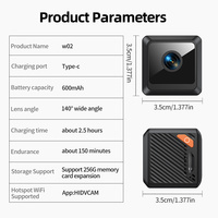 Mini Cámara Inteligente Inalámbrica HD 1080P, Sin Enchufe, Visión Nocturna Remota, Cámara de Seguridad para el Hogar con Conectividad WiFi
