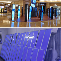 75 "100" 55 pouces intérieur écran tactile Lcd publicité extérieure Totem Kiosque Cms logiciel LED affichage numérique signalisation et affichages