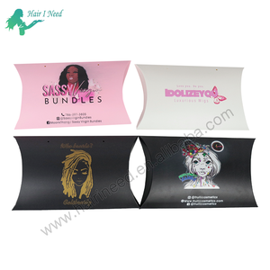 Scatola per Imballaggio Capelli, Custodia a Cuscino, Sacchetto di Carta Personalizzato con Manico per Extension - Product Image 2