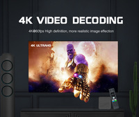 Fabrik-Großhandel Android 14 Smart TV Box Amlogic S905Y5 Set-Top-Box Z8 Pro Y5 2G 16GB Sprachfernbedienung Smart Box