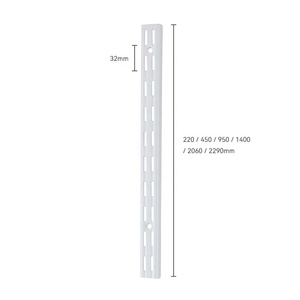 Kim loại cổ điển đôi rãnh tường thẳng đứng của 32 hệ thống cho tường kệ hệ thống thép kênh thẳng đứng cho kệ lưu trữ đơn vị - Product Image 3