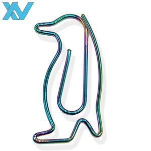 Clip para Papel con Diseño Creativo de Pingüino Colorido y Ecológico, Recubierto de PET, de Alambre de Hierro, con Logotipo Personalizado, de Fábrica <span class=keywords><strong>Profesional</strong></span> - Product Image 1