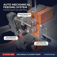 Máquina de Coser Industrial Automática Programable de Una Sola Aguja para Jeans y Bolsos, Máquina para Colocar Etiquetas de Cuero en Fábrica