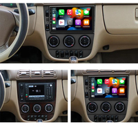 Radio Estéreo para Auto con GPS para Mercedes Benz W163 ML320 350 AMG ML500 1997-2005, Reproductor de Audio Estéreo con Pantalla Táctil, Reproductor de DVD