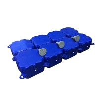 Ponton flottant en plastique HDPE marin avec mousse, flotteurs pour bateaux