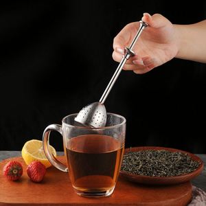 EKOOK Nouveau Passoire à Thé Réutilisable en Acier Inoxydable Classique Écologique à Long Manche et Mailles Fines pour Tasse et Théière - Product Image 1