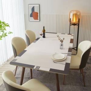 Tapis de bureau double face en cuir PVC Grand tapis de bureau en cuir imperméable pour ordinateur portable Tapis d'écriture - Product Image 3