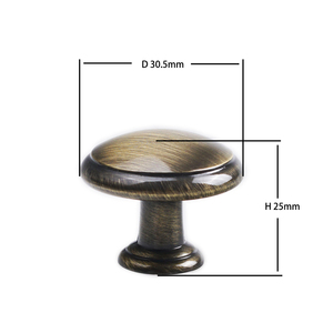 Furniture Handles Zinc Alloy Brushed Satin Nickel Cabinet Handles Drawer <strong>Knobs</strong> Kitchen Cupboard <strong>Door</strong> Metal Pulls Furniture Pull - Product Image 6