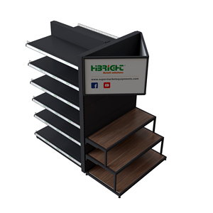 ชั้นวางของโลหะทำจากเหล็กสองด้านสำหรับร้านสะดวกซื้อ - Product Image 5