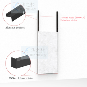 Fabriek Custom Metalen Steen Monster Stand Porseleinen Tegel Display Rack Showroom Panel Plaat Tentoonstelling Houten Vloer Display Stands - Product Image 3