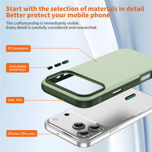 Funda Protectora Rígida de TPU Mate a Prueba de Golpes para Teléfono Móvil, Carcasa Suave para <span class=keywords><strong>IPhone</strong></span> 17 Air 17 16 15 <span class=keywords><strong>Pro</strong></span> <span class=keywords><strong>Max</strong></span> - Product Image 2