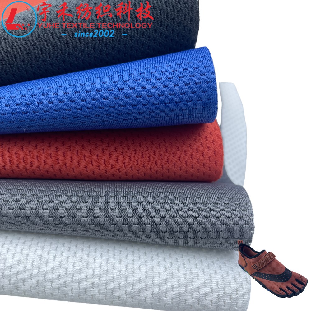Breathable Durable Quick-Dry Anti-Bacteria Woven Coated Mesh Fabric (Polyester/Nylon 260 GSM) for Outdoor Sportswear Bags Craft
