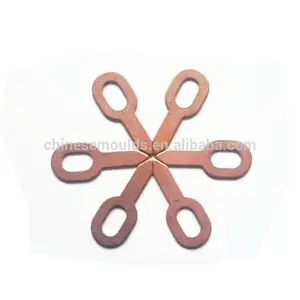 Copper Coated Stainless Steel Dent Pulling Ring Washer Pads For Car Spot Welder Soldering Panel