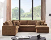 Beliebtes Sofa-Set Wohnzimmermöbel Modernes Luxuriöses Weiches Design Couch Wolken-Elegantes Stoffsofa für Zuhause